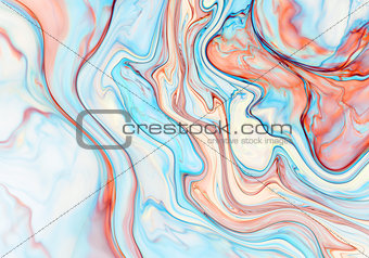 Tender light abstract wave psychedelic background