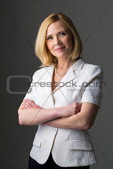 Business woman in suit