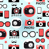 Graphic pattern of cameras