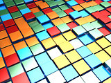 colorful tiles background