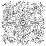 coloring book antistress style picture