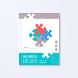 Modern brochure design template