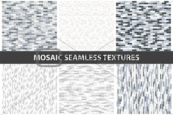 Collection of brick wall seamless textures.