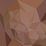 Caput Mortuum Brown Abstract Low Polygon Background