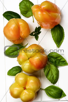 Yellow and Orange Bell Peppers