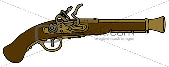 Historical matchlock pistol