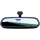 Car mirror and the road-6