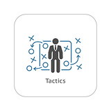 Tactics Icon. Flat Design.