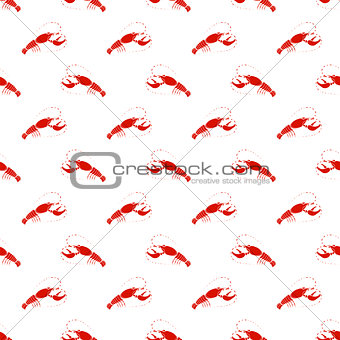 Red Omar Seamless Pattern