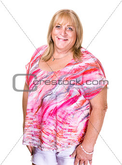 Transgender Woman in Tie Dye SHirt