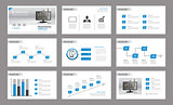 Set of presentation template.Use in annual report, corporate, fl