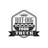 Hot Dog Truck Label Design