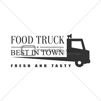 Best Fresh Food Truck Label Design