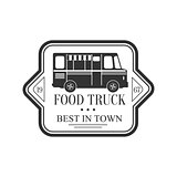 Best In Town Food Truck Label Design