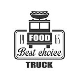Best Choice Food Truck Label Design