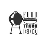 Bbq Fod Truck Label Design