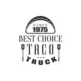 Taco Truck Label Design