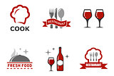 set restaurant symbols