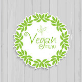 Vegan menu design 