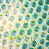 Closeup shot of glazed ceramics texture 
