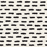 Vector Seamless Horizontal Lines Grungy Pattern