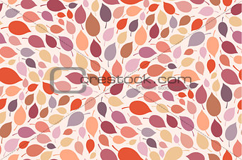 Pattern from autumn leaves.