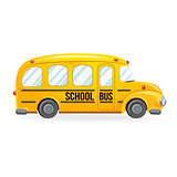 Yellow school bus.