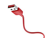 Red usb cable