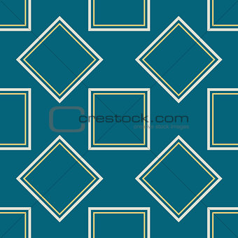 A symmetrical square pattern