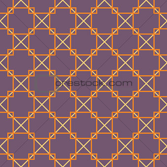 Seamless square pattern. Purple background