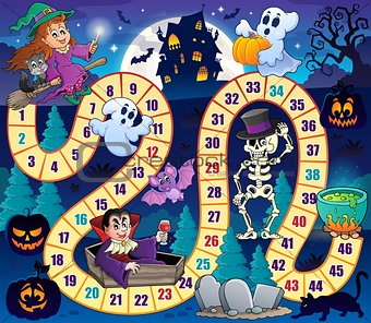 Board game with Halloween theme 1