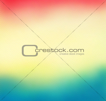 Colorful blurred vector background with lines