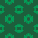 Creative Ornamental Seamless Green Pattern