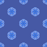 Creative Ornamental Seamless Blue Pattern
