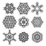 Set of Different Ornamental Rosettes