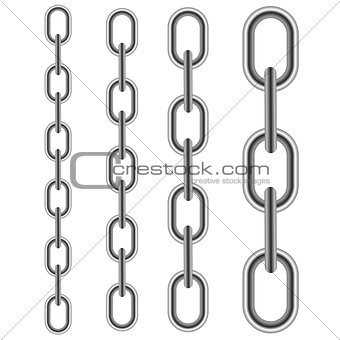 Set of Different Metal Chains
