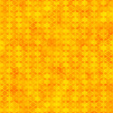 Orange seamless pattern with hexagon shapes