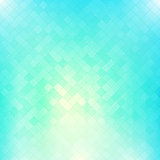 Bright blue square mosaic vector background