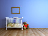 Baby room blue