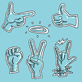 Set Symbol Hand Gesture
