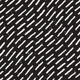 Vector Seamless Hand Drawn Diagonal Lines Grungy Pattern
