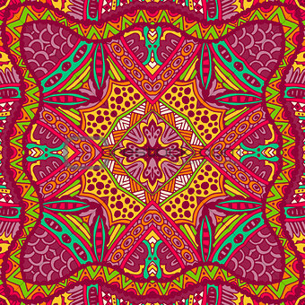 multicolor vintage ethnic pattern ornamental