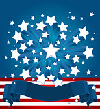 American Starburst Background