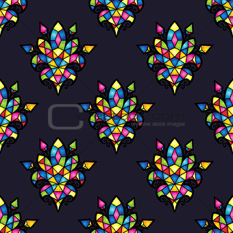 Colorful vector mosaic background