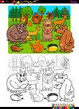 animals group coloring page