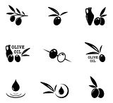 olive icons set