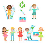 Kids And Fun Dental Care Poster