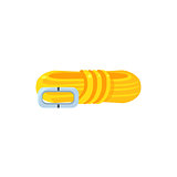 Folded Rope And Clip Simplified Icon