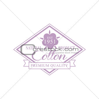 Cotton Violet Product Logo Design