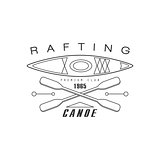 Rabting Canoe Club Emblem Design
